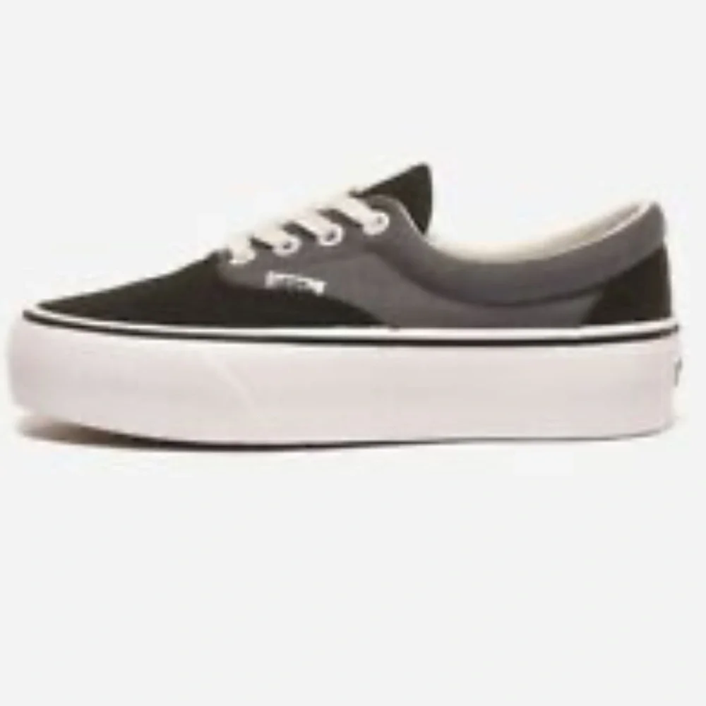 VANS  ERA PLATFORM 2 TONE BLACK/PEWTER SHOES WOMEN - Picture 15 of 16